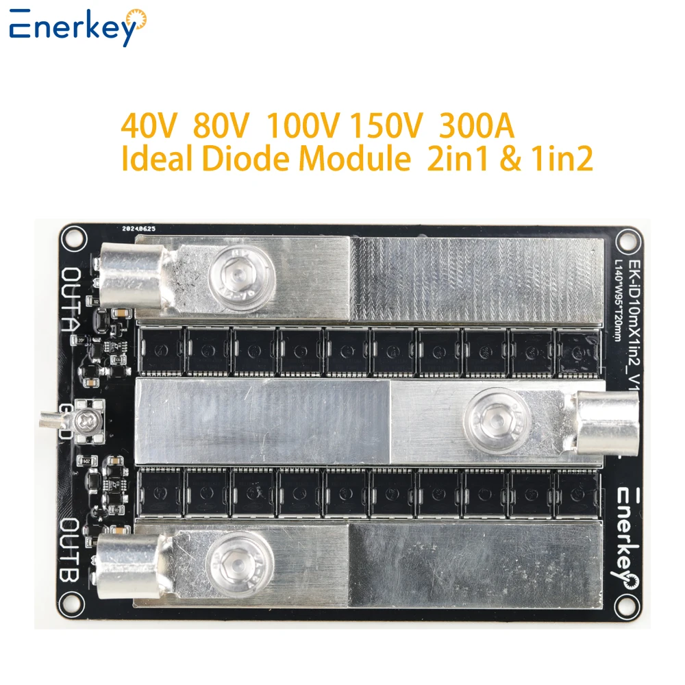 

Идеальный диодный модуль Enerkey 40-150 в, 40 в, 80 в, 100 в, 150 в, а, Солнечный контроллер, защита от обратного заряда, защита от обратного тока