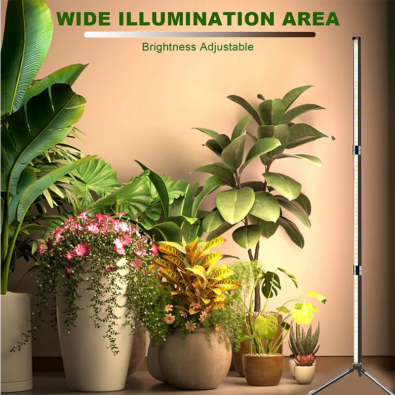 

Grow Lights for Indoor Plants,Light for Seed Starting with Full Spectrum,50in Height Standing Plant Light,for Coverage in Plants