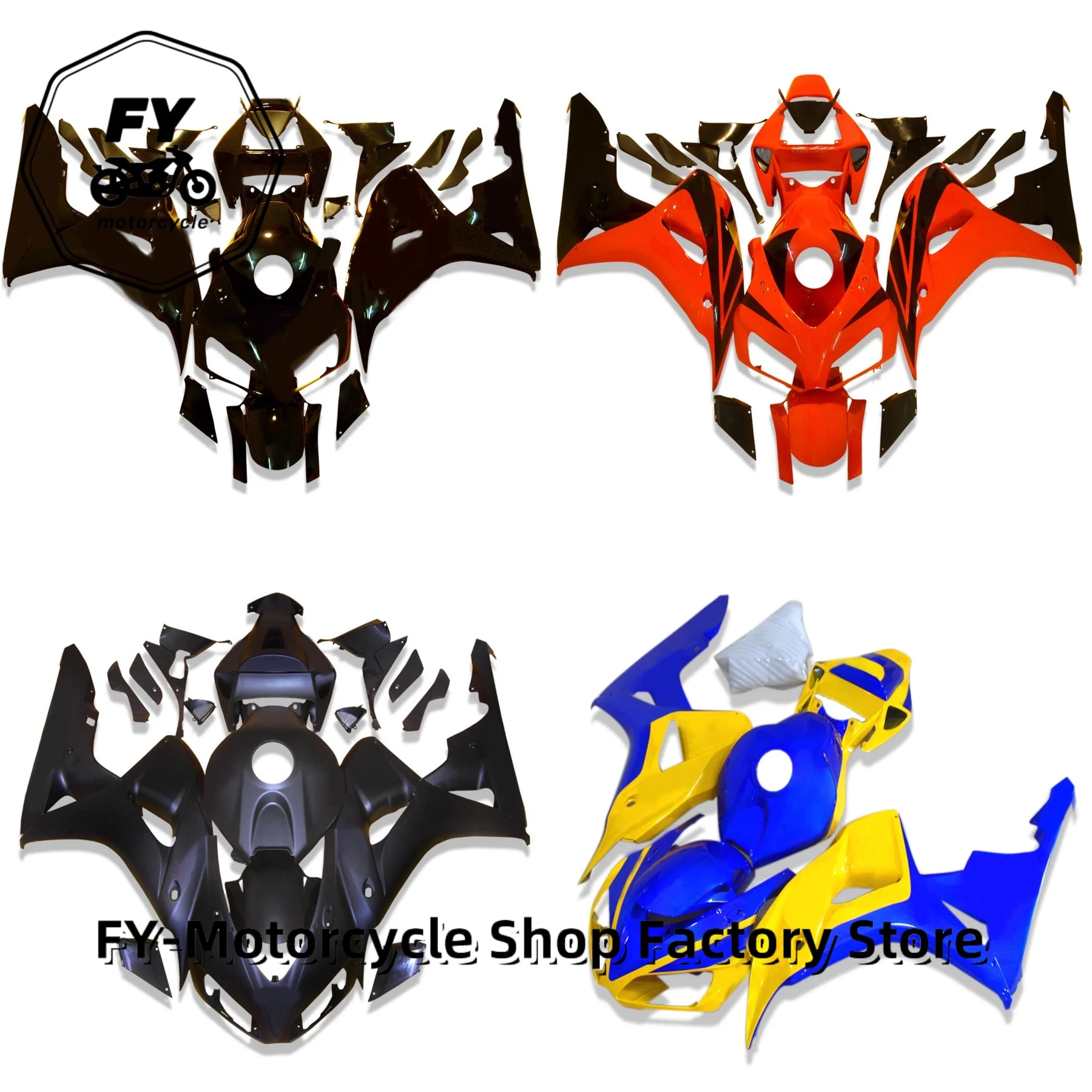 Custom Painted Full Fairing Set For CBR 1000 RR 2006 2007 SC57 Motorcycle Bodywork Complete Cowling Panel Kit
