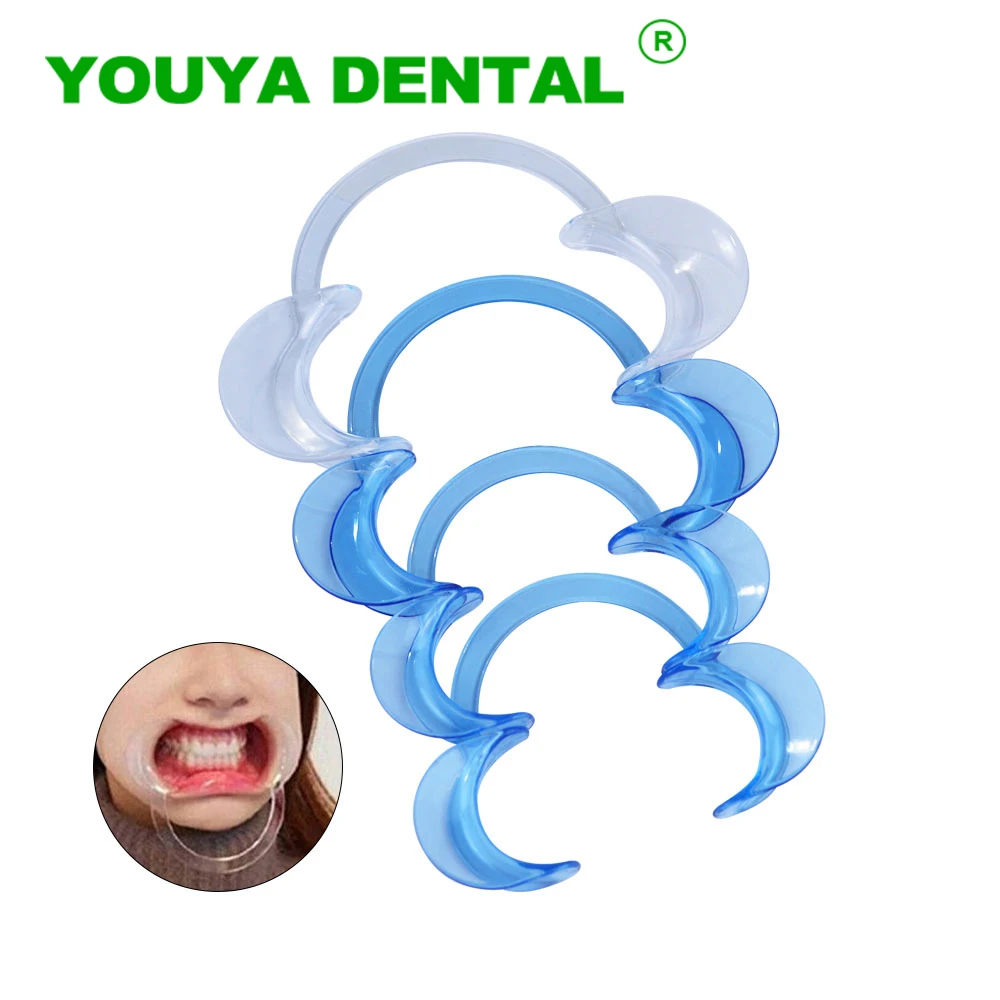 3pcs Dental Mouth Opener C Shape Intraoral Lip Cheek Retractor Dental Teeth Whitening Dentist orthodontic Tools Oral Care