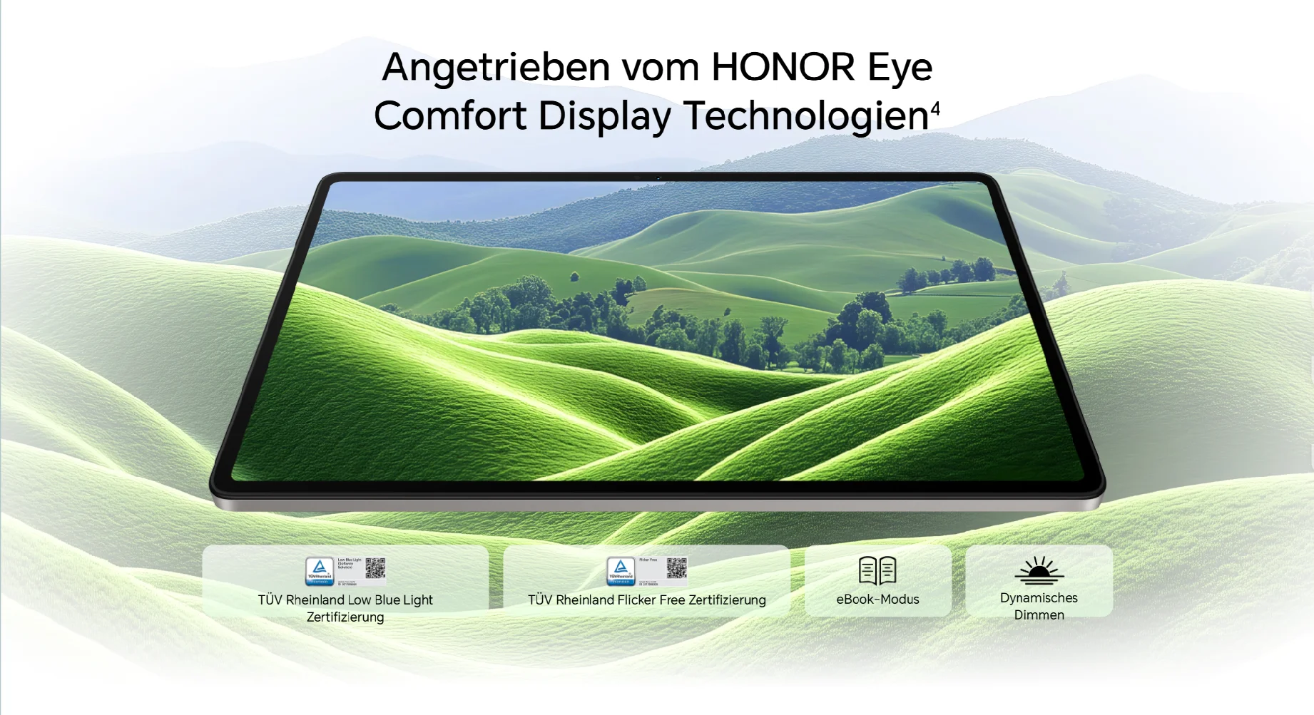 HONOR Pad X8b Tablet, 11-Inch, 4Gb/128Gb, Wi-Fi, 10100 Mah Battery, Android 16, Space Grey