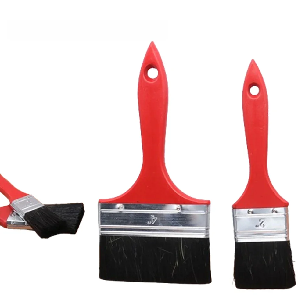 1Piece Paint Brushes 1-6 Inch Art Bristle Stain Brush Household Bristle Paint Brush for Painting Acrylic Wall Dusting Wood Fence