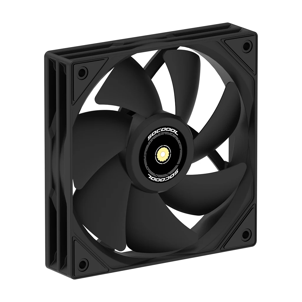 3RSYS Socoool L12N PWM System Case Cooler (Black)