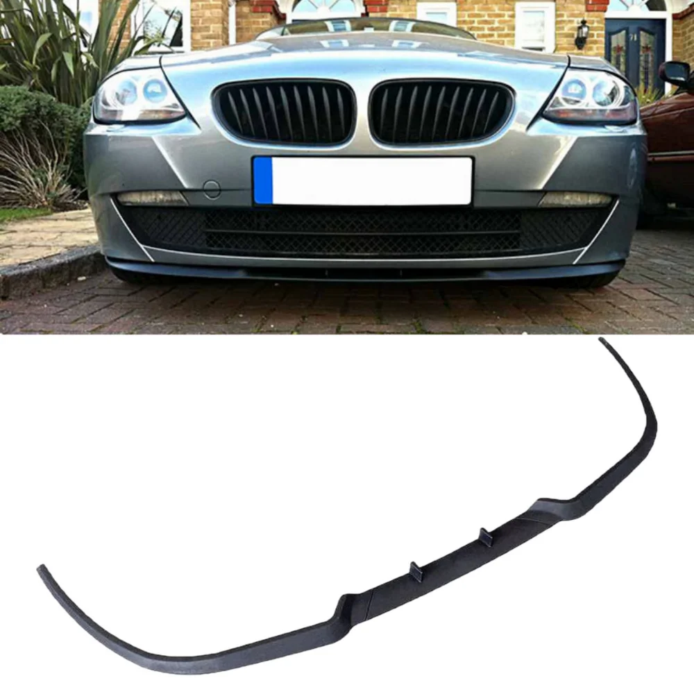 For BMW Z4 E85 E86 ROADSTER CUPRA R FRONT SPOILER FRONT BUMPER LIP Spoiler lip universal 3pcs body kit Sport tuning Protector