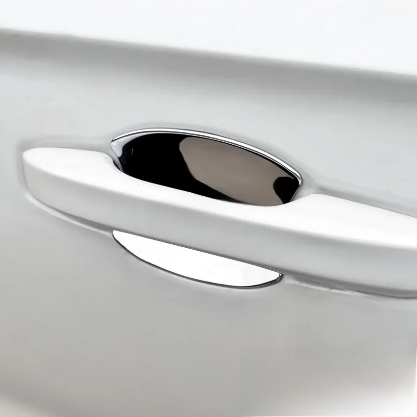 Chrome Door Handle Bowl Cup Trims Protector For 2023 2024 Honda CR-V MK6 Hybrid e HEV PHEV