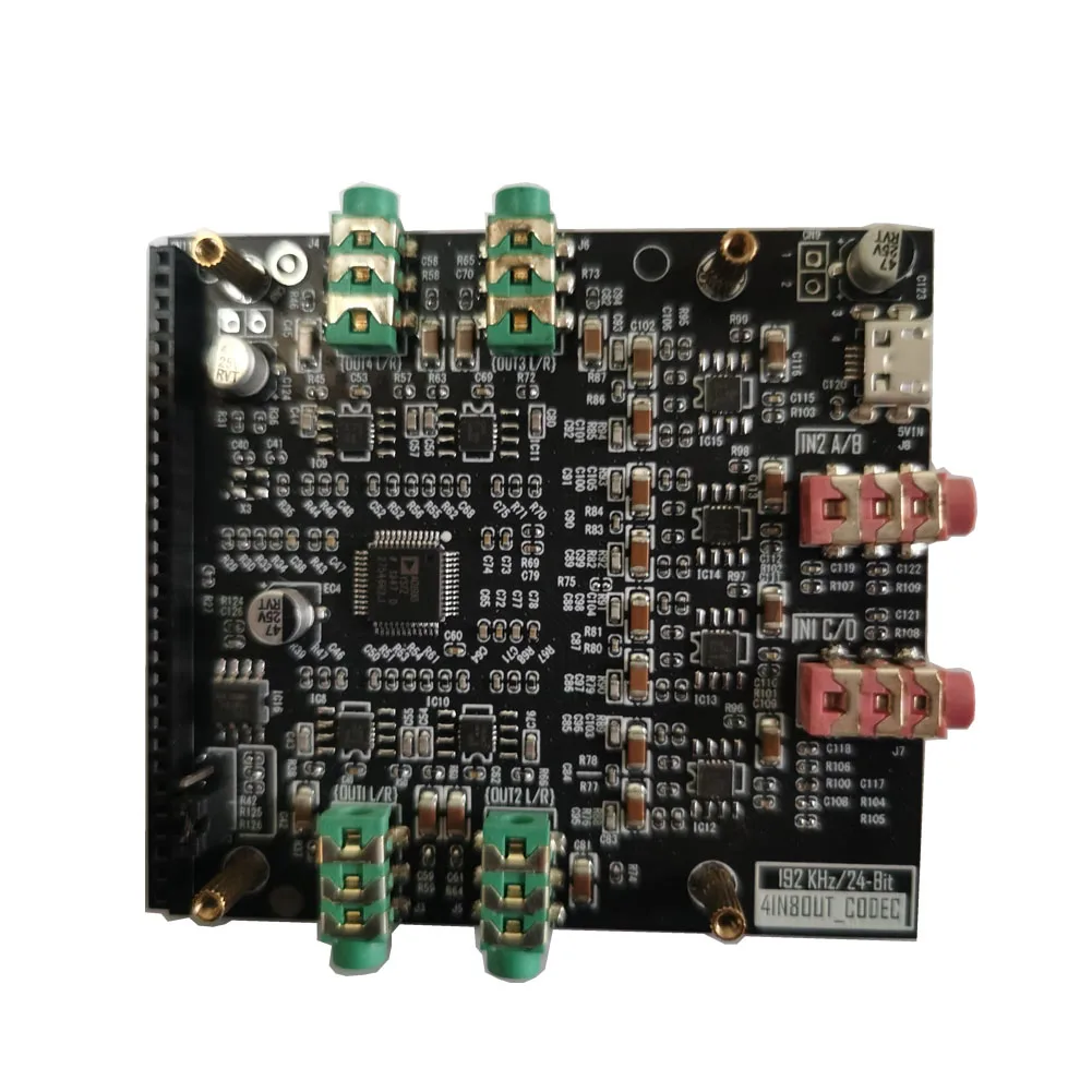 audio module 4-in-8-out audio and video development board ADAU1452 DSP AD1938 audio decoder board with schematic simulation