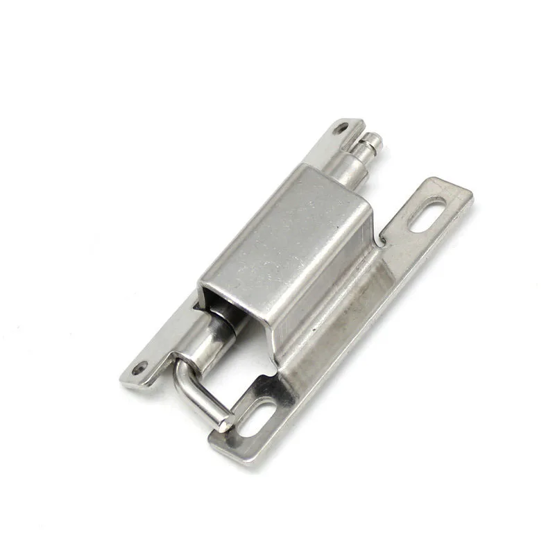 304 Stainless Steel Removable Waist Hole Movable Folding Hinge for Box Cabinets