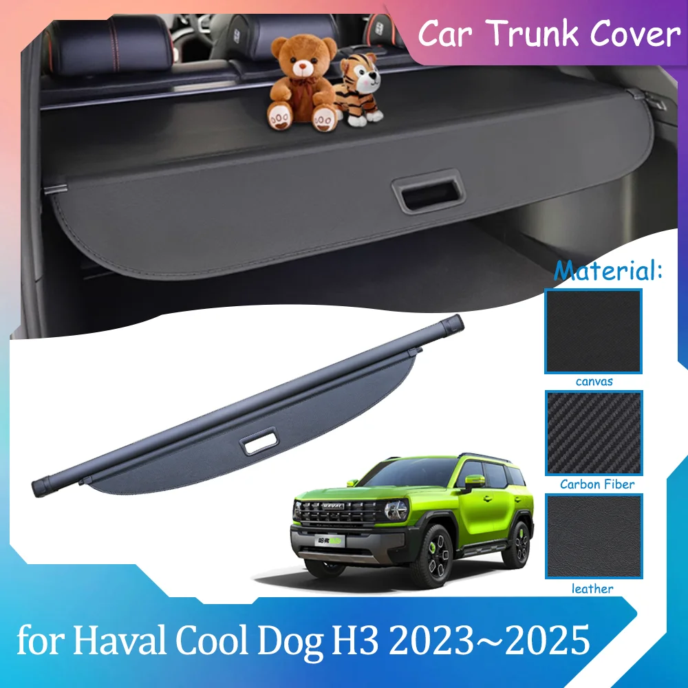 

Car Trunk Covers for Haval Cool Dog H3 2023~2025 Waterproof Luggage Curtain Shelter Auto Privacy Partition Cargo Pad Accessories