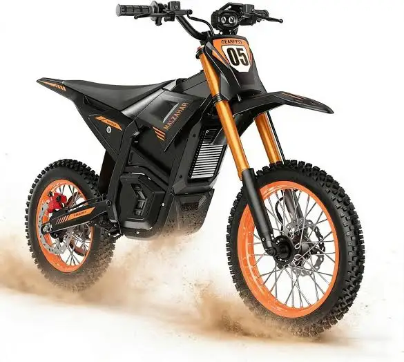 PROMO VENTES Moto tout-terrain électrique 3000W pour adultes, 34MPH 48V 20.8Ah Moto électrique tout-