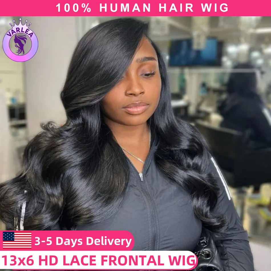 8 to 40 inch Body Wave 13x6 Hd Lace Frontal Wigs Human Hair Pre Plucked 180% Density Body Wave 13x4 Lace Front Human Hair Wigs