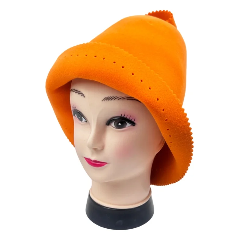 Thicken Seamless 100% Merino Wool Sauna Hat Protection Against Overheating in the Sauna Premium Sauna Accessories