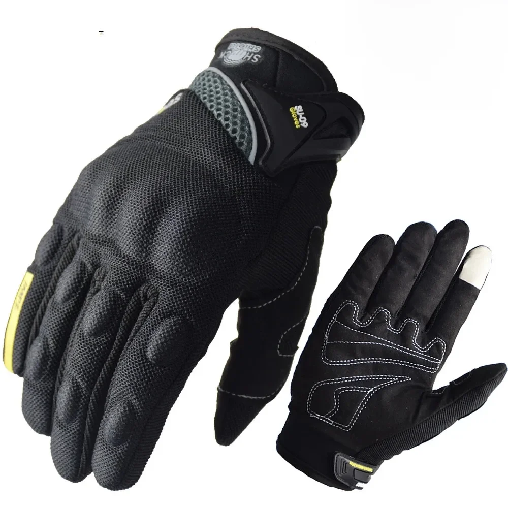 AliExpress SUOMY Summer Motorcycle Gloves Touch Screen Full Finger Racing/Climbing/Cycling/Riding Sport Windproof Motocross Gloves Luvas