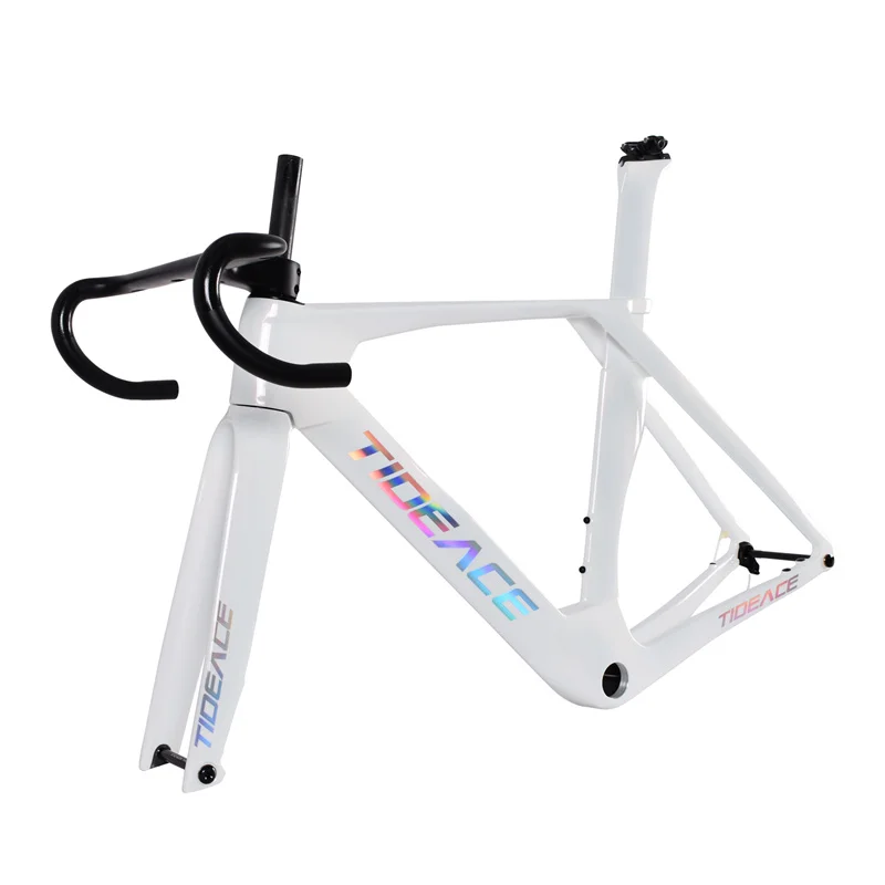 ARES Super Toray T1000 UD Light Weight Carbon Road Frame Cycling Bike Disk Brake Bicycle Racing Frameset Racing Team Bike