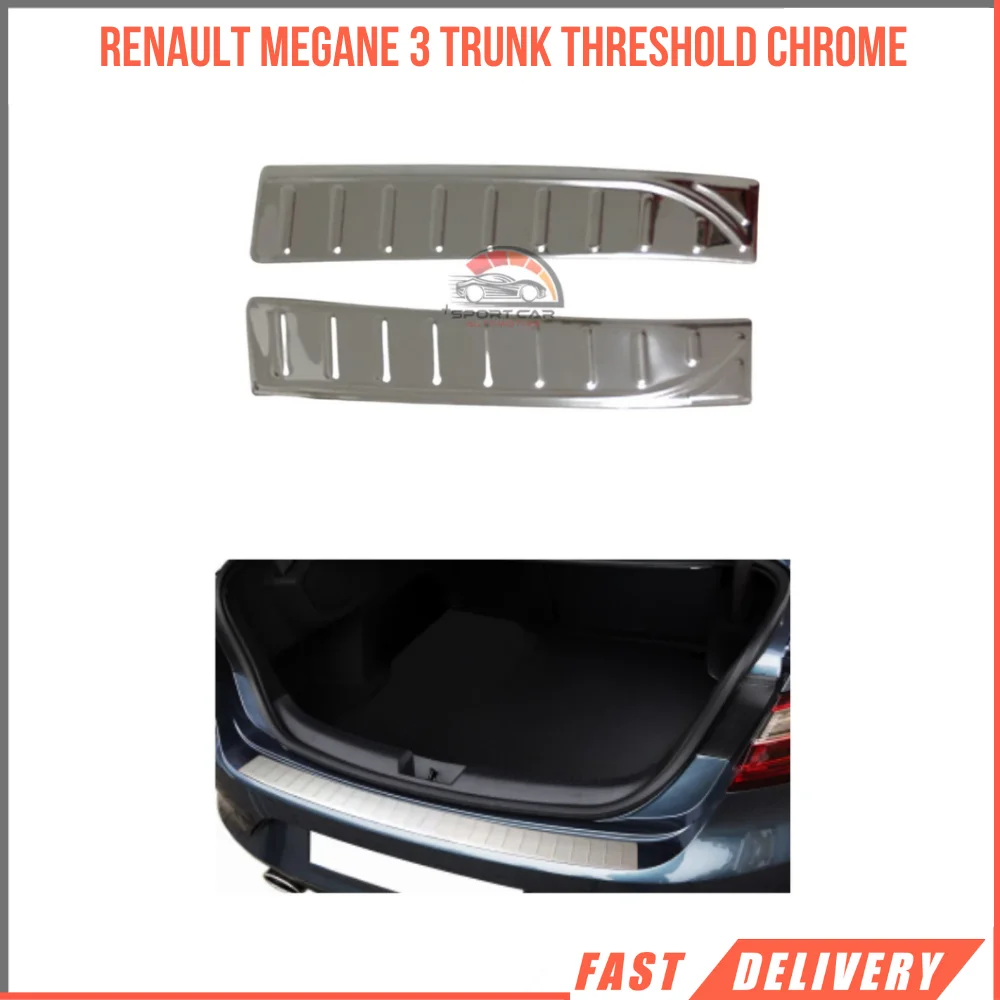 

Stainless steel modified design accessory for Renault Megane 3 grandtour chrome body threshold