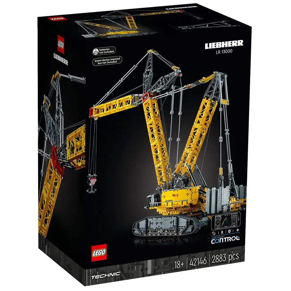 Lego Technic Liebherr LR 13000 crawler crane 42146 toys for boys, girls, figure, years, blocks, parts, original, official license, shop, gift, bricks, bricks