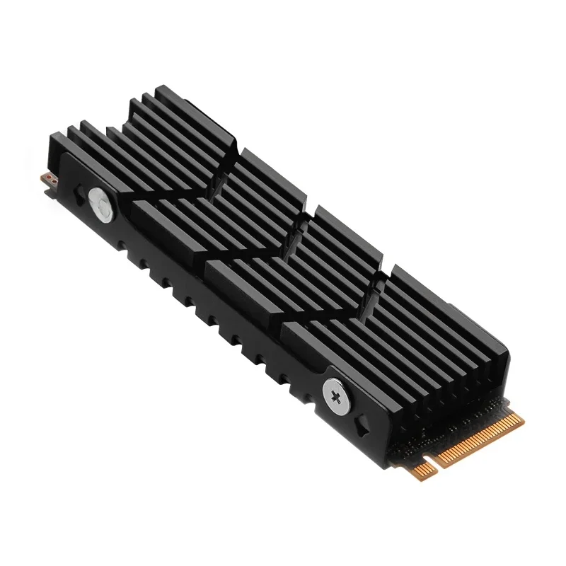 Dissipateur thermique FinalCool Glacier M2Pro M.2 2280 SSD, dissipateur thermique double face, avec coussinet thermique en silicone pour PC/PS5 M.2 PCIE NVMe SSD