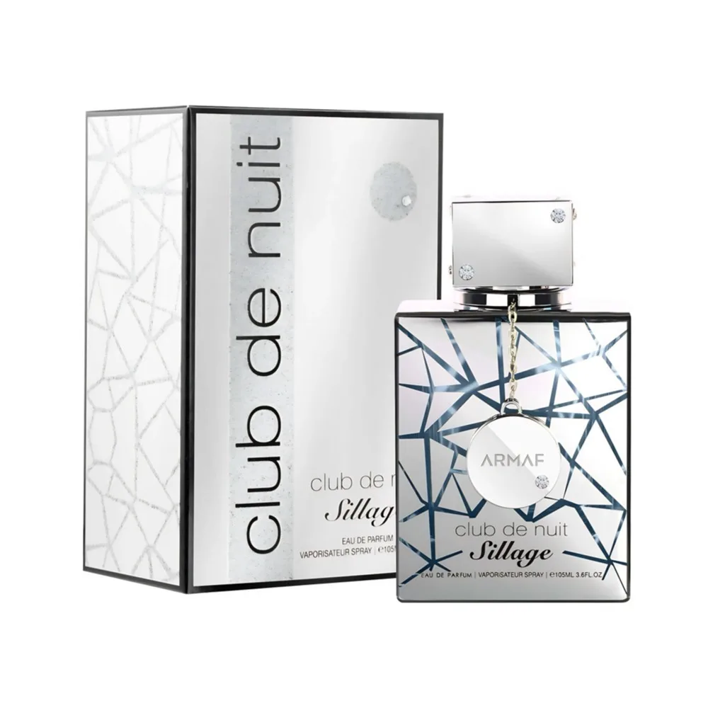 Armaf Club de Nuit Sillage EDP Perfume 105ml Silver Blue Crack Mirror Bottle Unisex Long Lasting Fragrance Spray Luxury Gift For Men Women Club Dating Daily Wear view 2