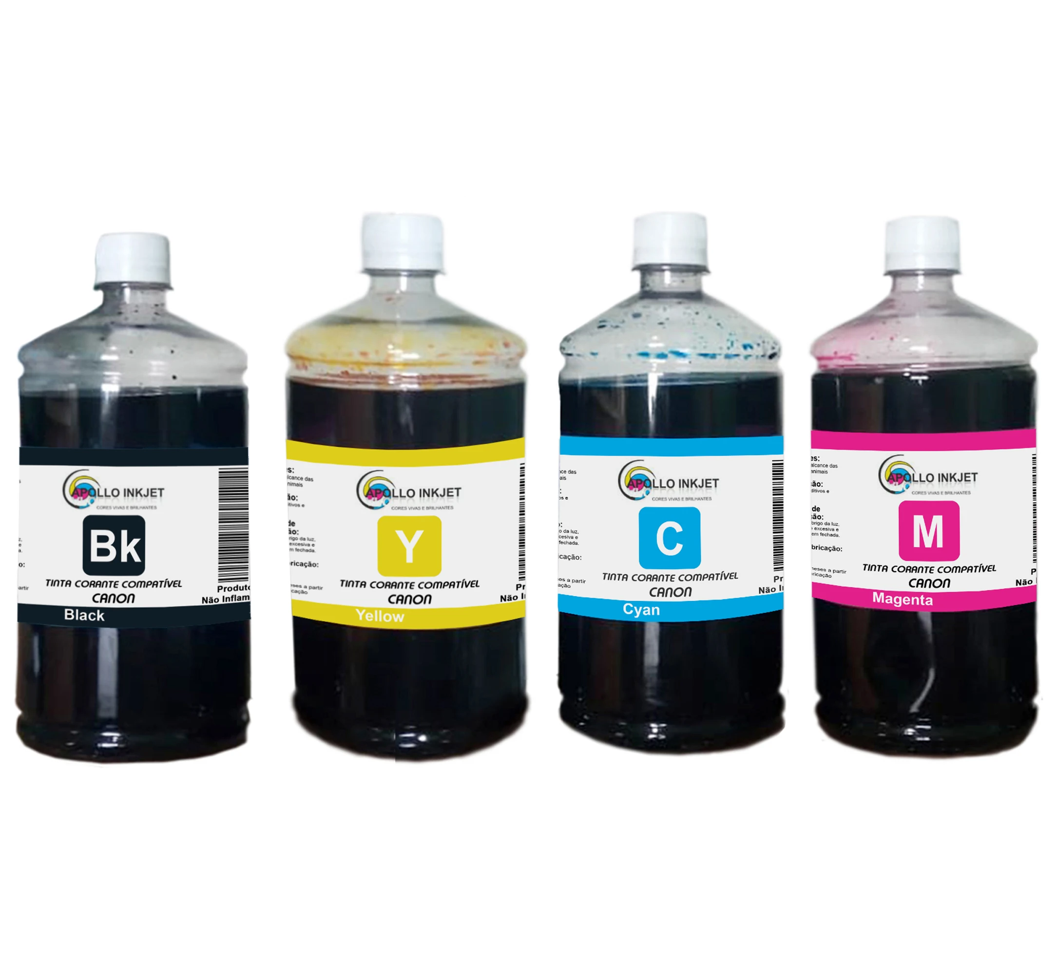 Kit 4 Liters Compatible Ink APOLLO INKJET P/Printer Canon MAXX G3100 G3102 G4100 G3101