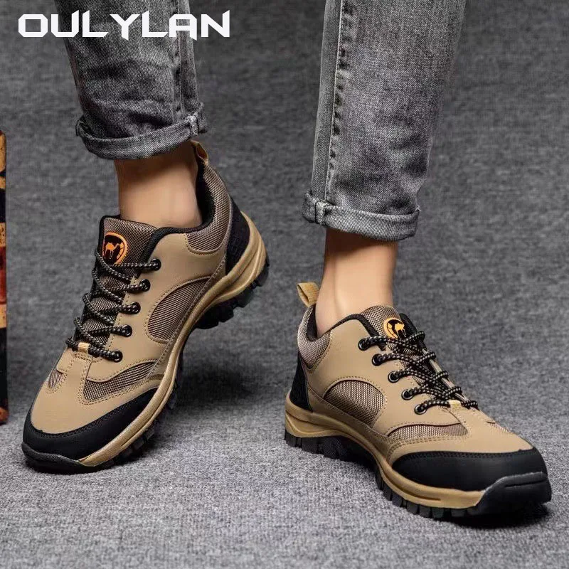 Outdoor hiking shoes, thick soled hiking shoes, sports shoes for middle-aged and elderly people, walking shoes for the elderly