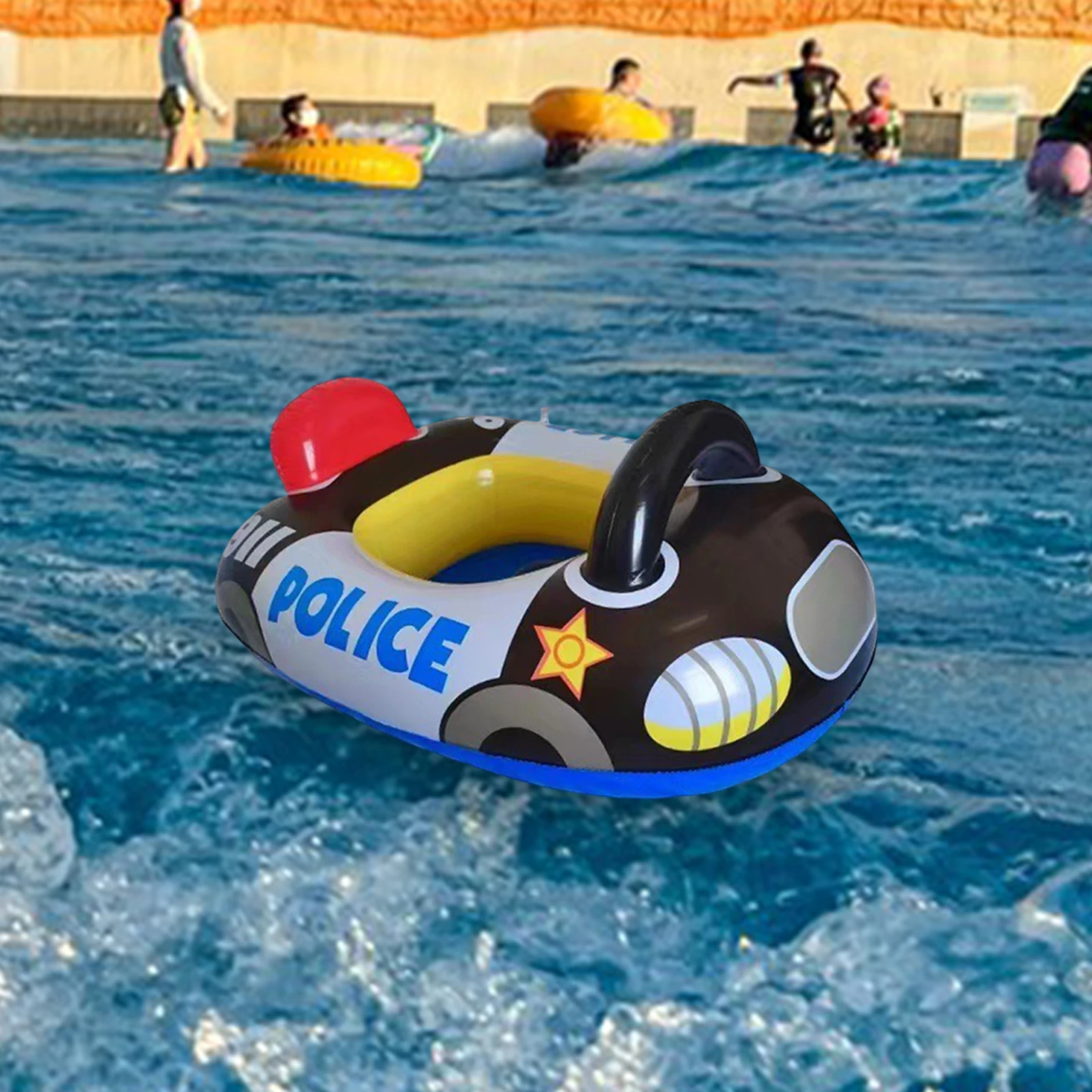 Flotador de piscina inflable ligero y creativo, tubo de natación, balsa de piscina, decoración de fiesta para niños y niñas, parque acuático