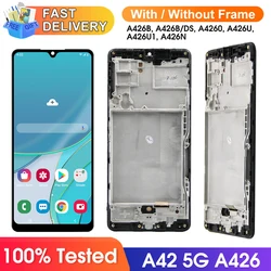 Screen for Samsung Galaxy A42 5G A426B A426B/DS Lcd Display Digital Touch Screen with Frame for Samsung Galaxy A42 5G Screen