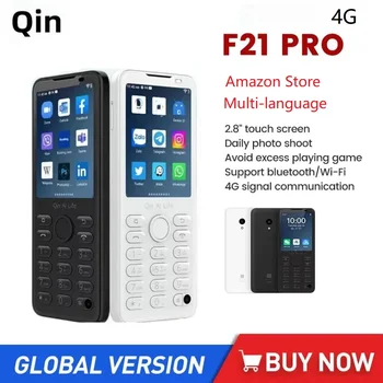 Qin F21 Pro Amazon Store Wifi Touch Screen Smartphone Cellulare da 2,8 pollici 3 GB + 32 GB Bluetooth 5.0 con pulsante Versione globale