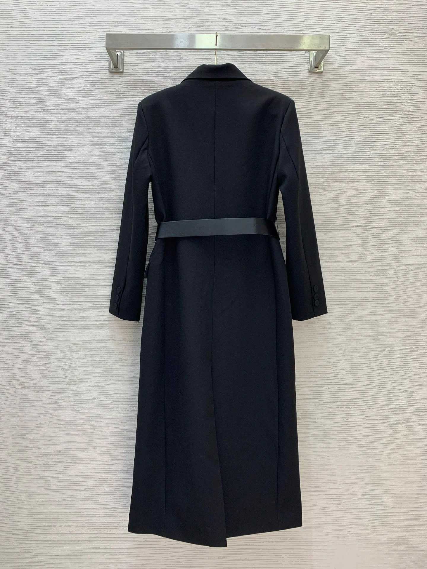 

Осень/зима 2022, новый элегантный женский тонкий длинный пиджак с поясом, модное однотонное темпераментное женское пальто с лацканами A19