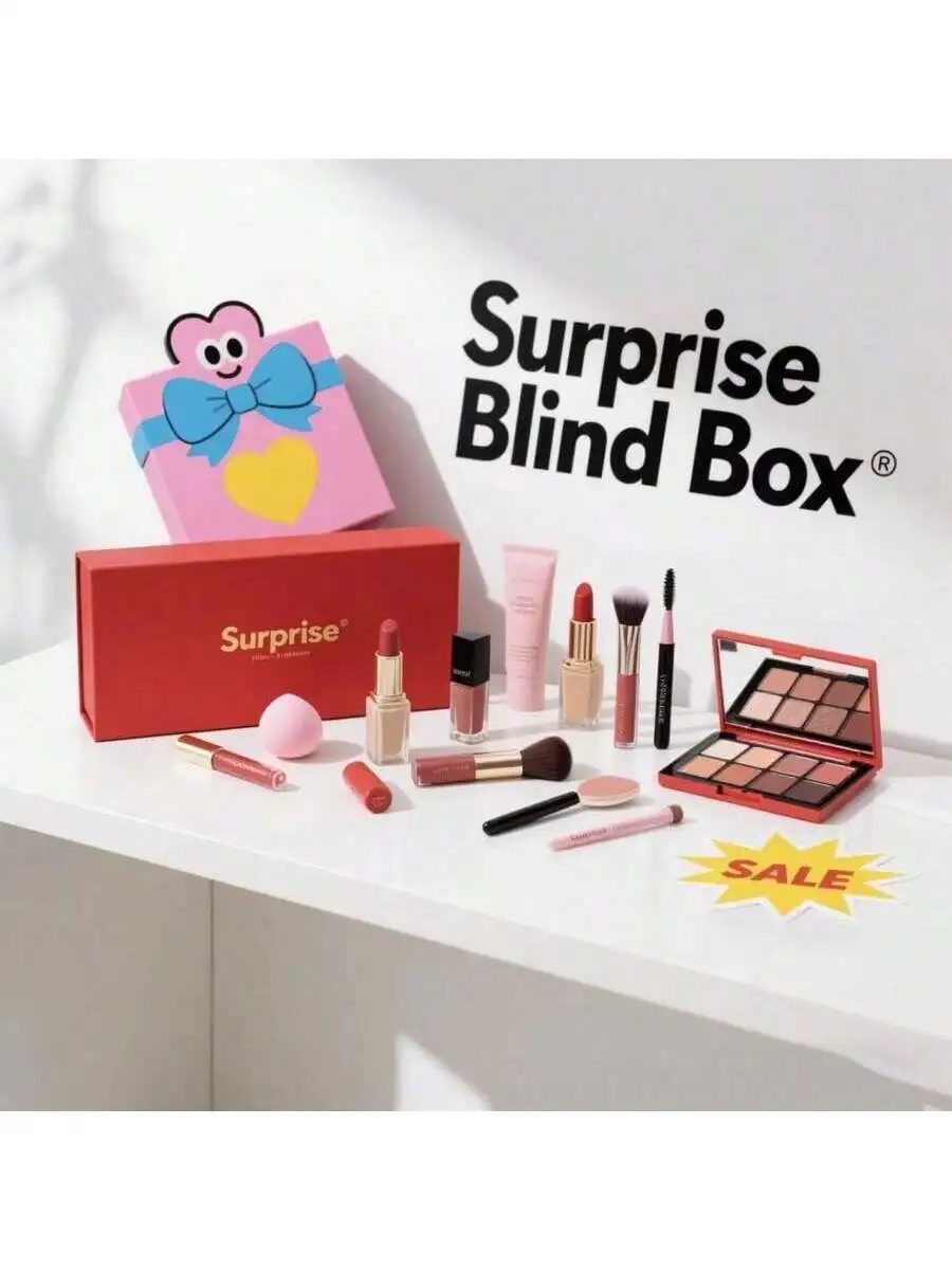 

Игровой набор Lucky Beauty, популярная косметическая сюрприз-коробка, случайный выбор, загадочная коробка-сюрприз, наслаждайтесь азартом вскрытия, игра для вечеринок