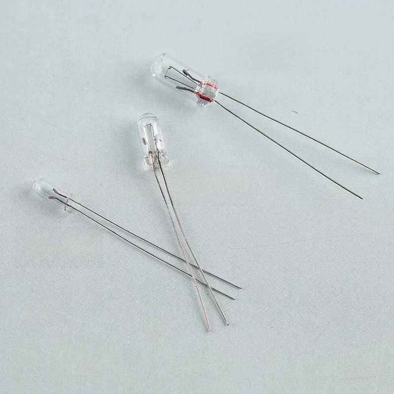 10/25/50 pcs/lot Miniature 0.07A 3mm 4mm 5mm 3 V/6 V/9 V/12 V/24 V Mini lampe ampoule Edison Filament à incandescence riz