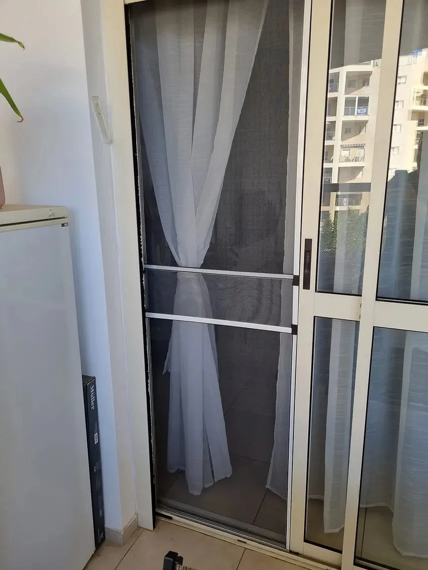 Écran de fenêtre extensible, 2 voies réglables, écran de remplacement parfait pour fenêtres, porte