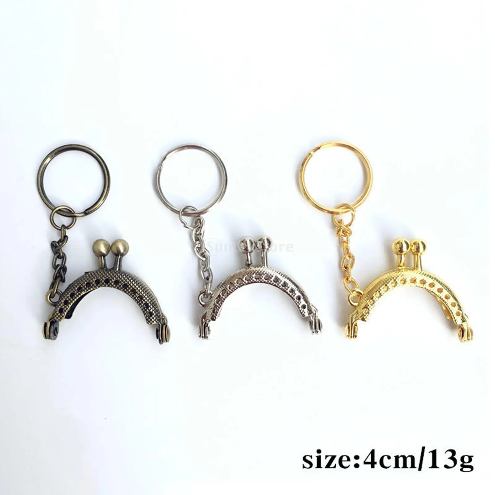 10 Pieces Bag Kiss Clasp Lock Metal Arch Frame Coin Bag Clasp Arch 2 inch Metal Purse Frame for Purse Making Sewing Bag Hardware