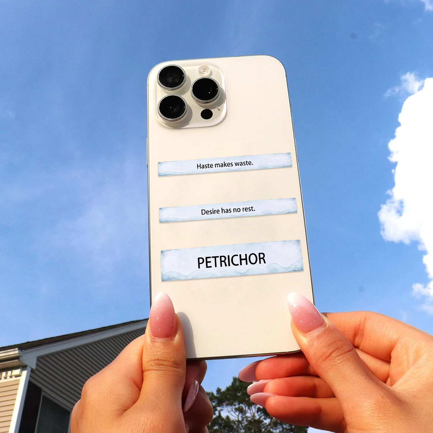 50pcs Retro Diary Word Stickers, Exquisite and Cool Graffiti Stickers, Laptop Cartoon Stickers, Fun and Classic Gift Decorations