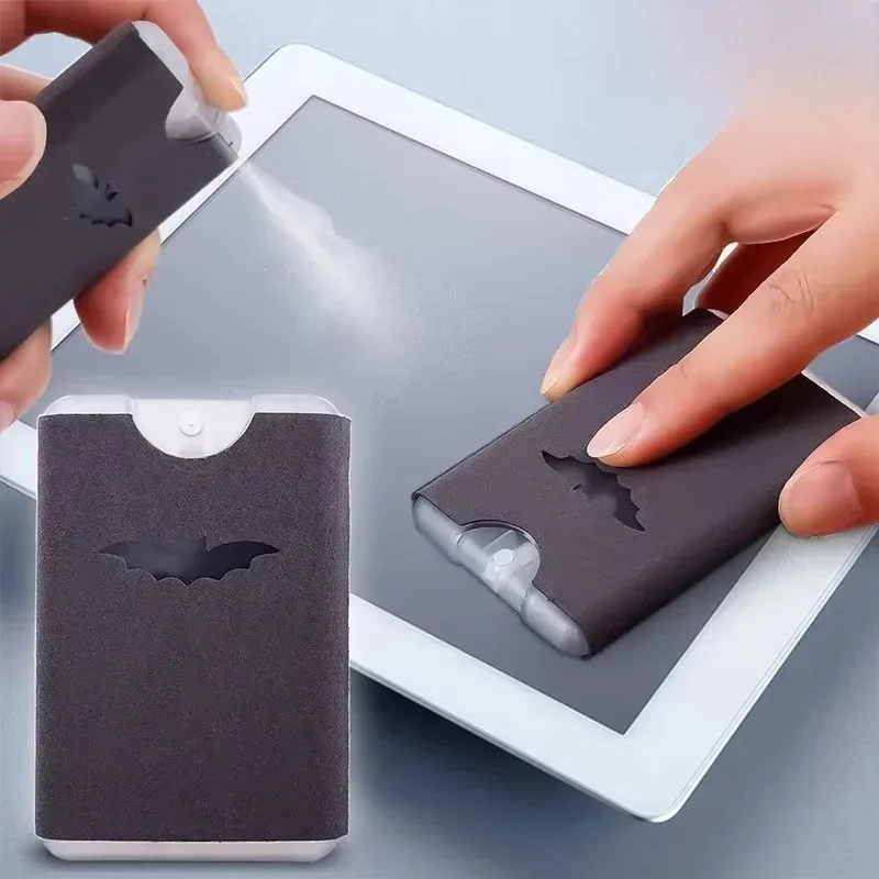 Środek do czyszczenia ekranu 2 w 1 w sprayu do telefonu komórkowego PC Tablet Ipad Środek do usuwania kurzu z ekranu Ściereczka z mikrofibry Narzędzia do czyszczenia — zdjęcie 2