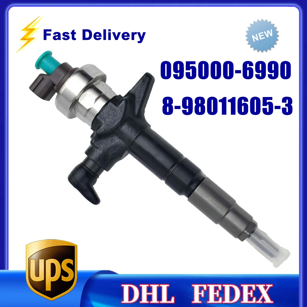 

095000-6990 Fuel Injector 8-98011605-0 8-98011605-3 for Isuzu D MAX 2.5D 4JK1-TC Engine