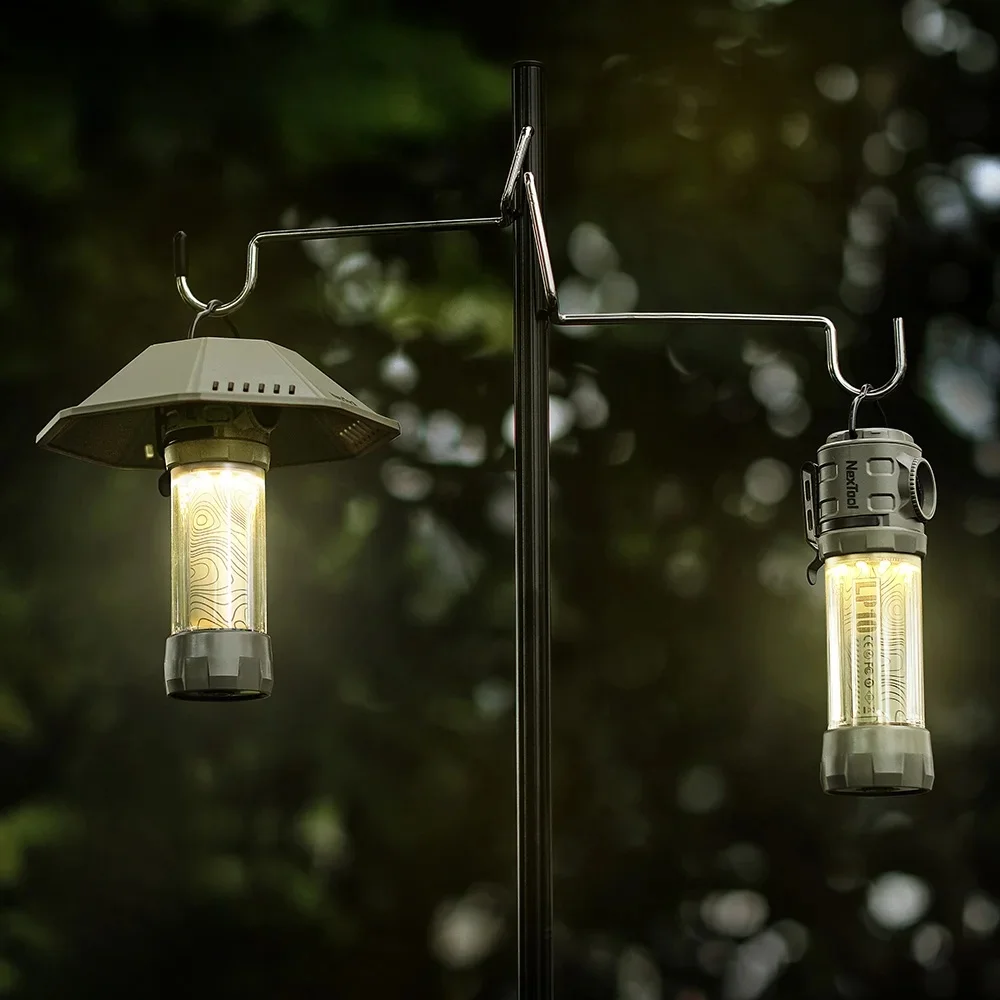NexTool Camping Lantern 9.49Wh Tents Lamp 2600mah Type-C Rechargeable Portable Camping Lights Outdoor Hiking Night Hanging Lamp