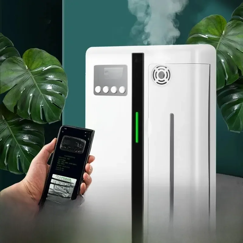 Diffuseur de parfum sans eau de 160ml, Machine de parfum murale Bluetooth, diffuseur de parfum intelligent pour huile essentielle, hĂ´tel, maison