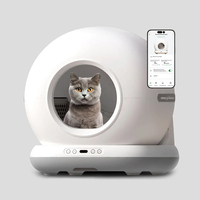 Automatic Cat Litter Box Self Cleaning Smart Cat Toilet APP Control 72L Extra Large Space Suitable for Big Cats With Deodorant