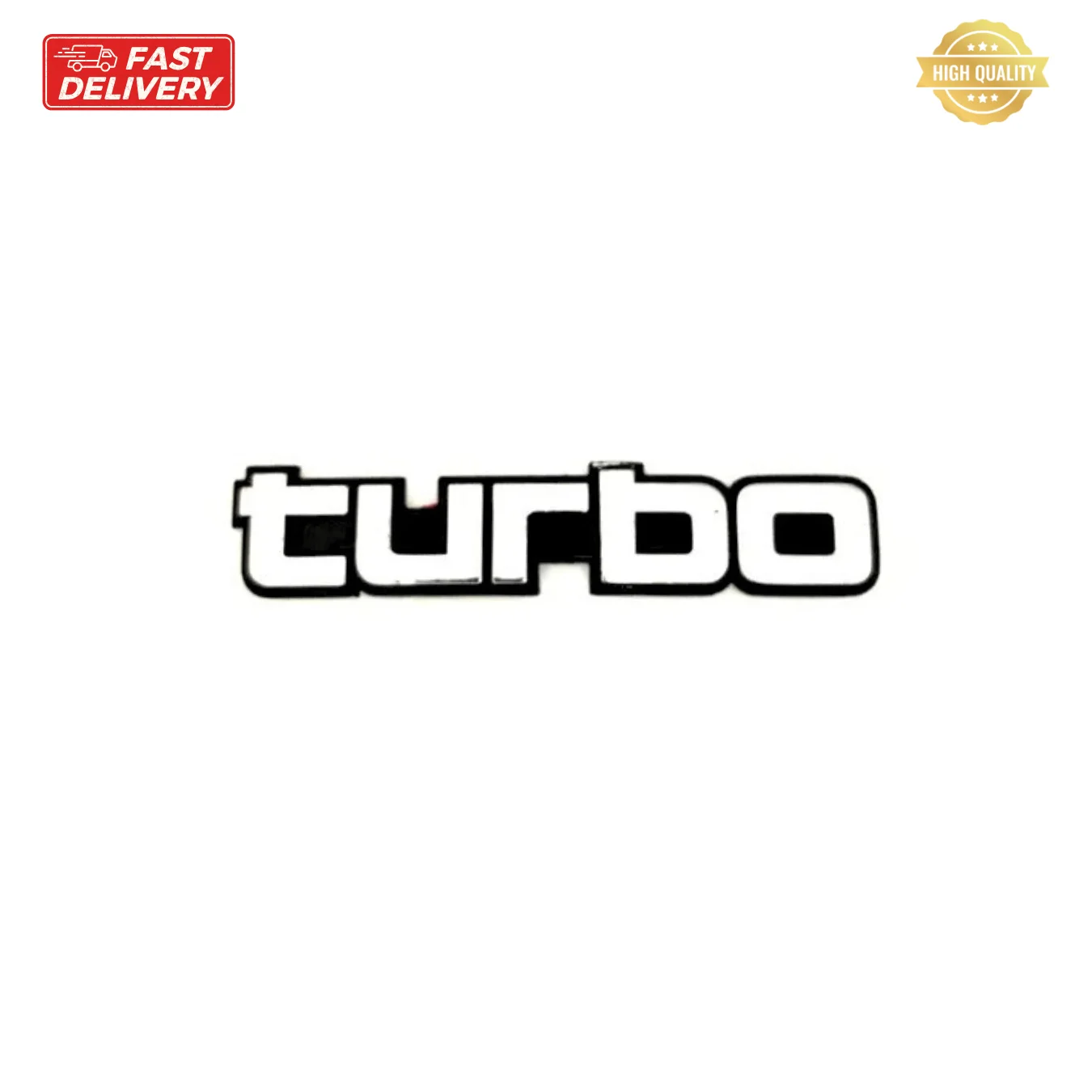 

Toyota Turbo Supra MK3 Rear Trunk Badge Emblem In ABS Plastic Die-Cast Vintage Part Replacement