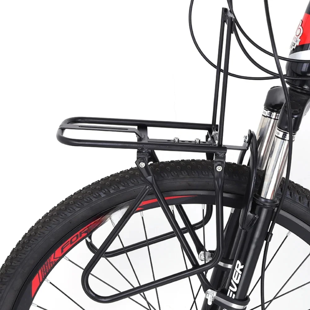 AliExpress alloet MTB Road Bike Front Pannier Rack Load Bearing 15kg Bicycle Cargo Racks Bike Carrier Bag Luggage Shelf Bracket Cycling Accessory