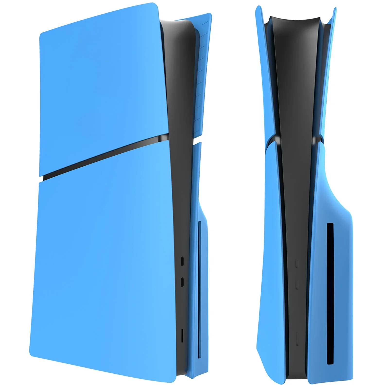 Star Blue Color Premium ABS Wymienna obudowa Czarne płytki kompatybilne z Playstation5 Slim Disc Edition — zdjęcie produktu 7