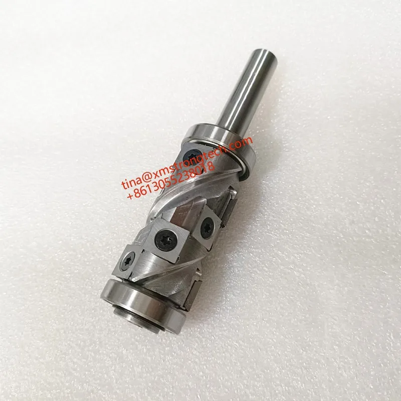 

LIVTER Steel Material Spiral Milling Cutter CNC Router Bit With Two Bearings