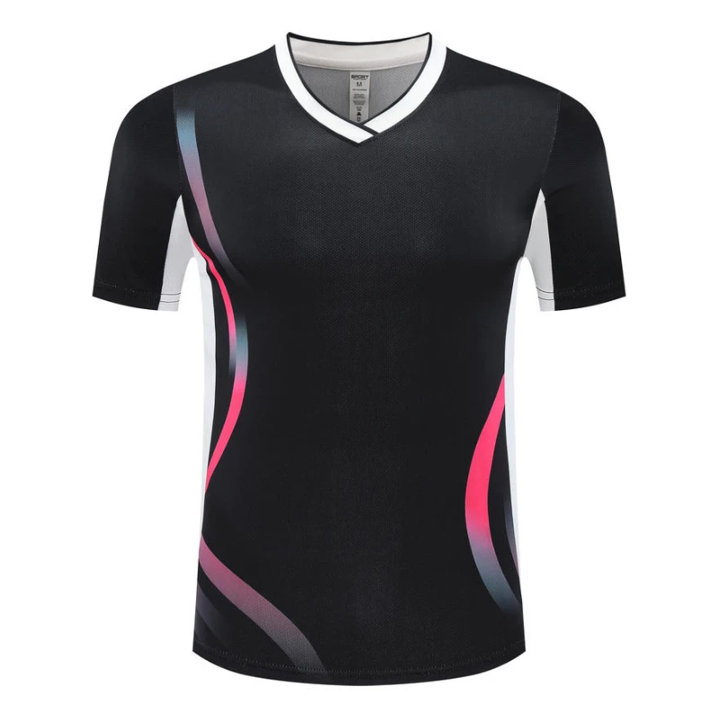 Tischtennis-Athletik-Sporttrikot 2025, neues Badminton-Shirt für Herren und Damen, professionelle Uniform, kühlend, atmungsaktiv, bequem