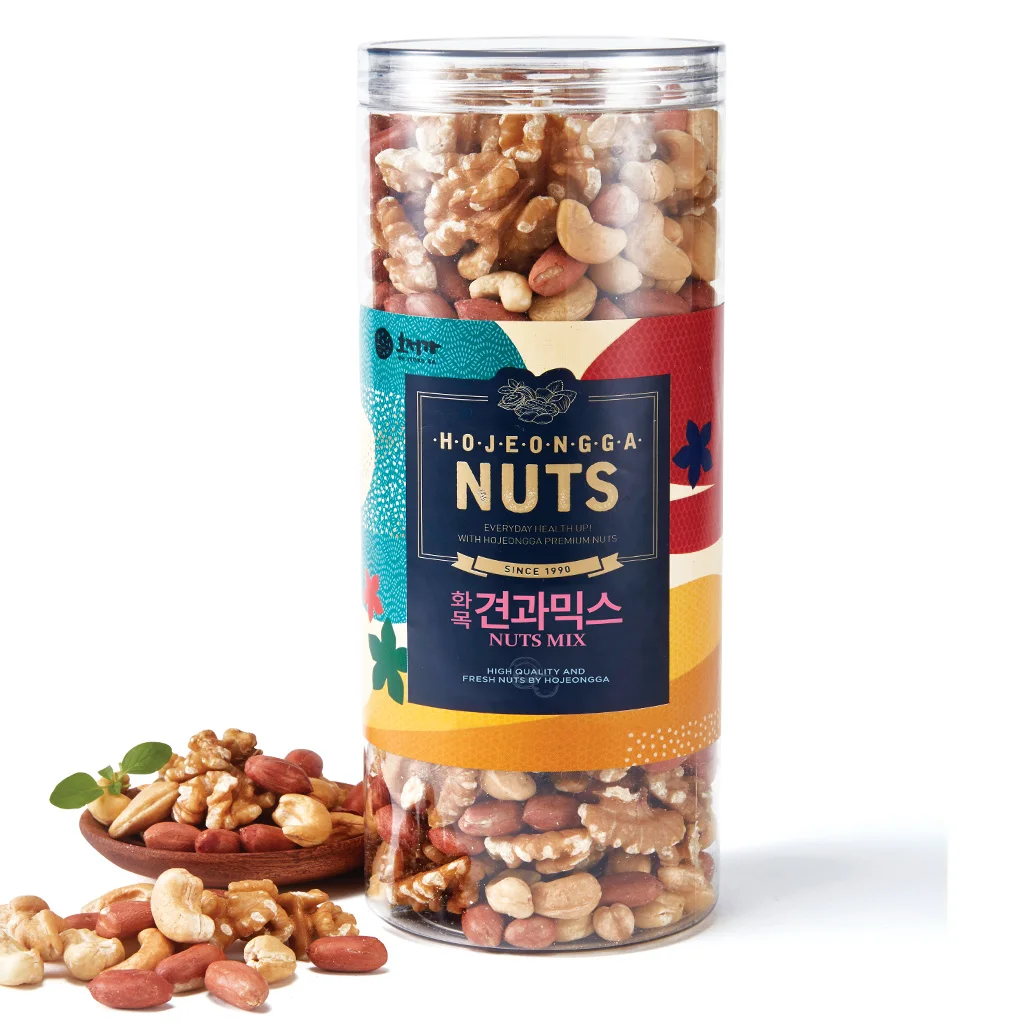 Hoe-Ga-Nut Canal Nut Mix 480g/Nuts Walnut Cashew Nut (Ali)