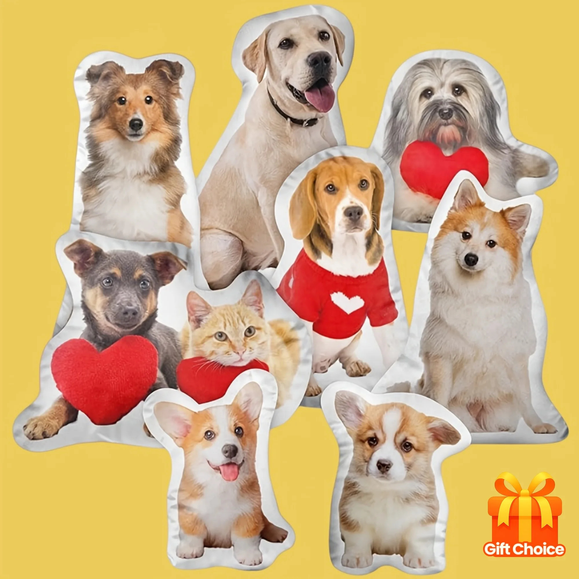Custom Image To Create A Fun Pet Pillow, A Cushion That's Just For Your Pet, Commemorating Your Pet, Perfect As A Surprise Gift