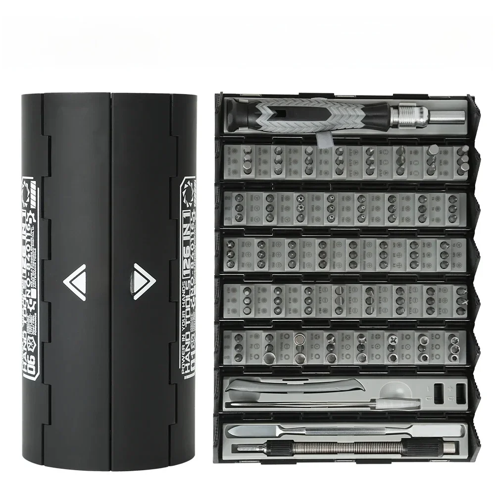 126 in 1 Precision Screwdriver Set Hand Tool Kits Magnetic Bits Portable Mine Small for Xiaomi Mobile Cell Phone PC Watch Repair
