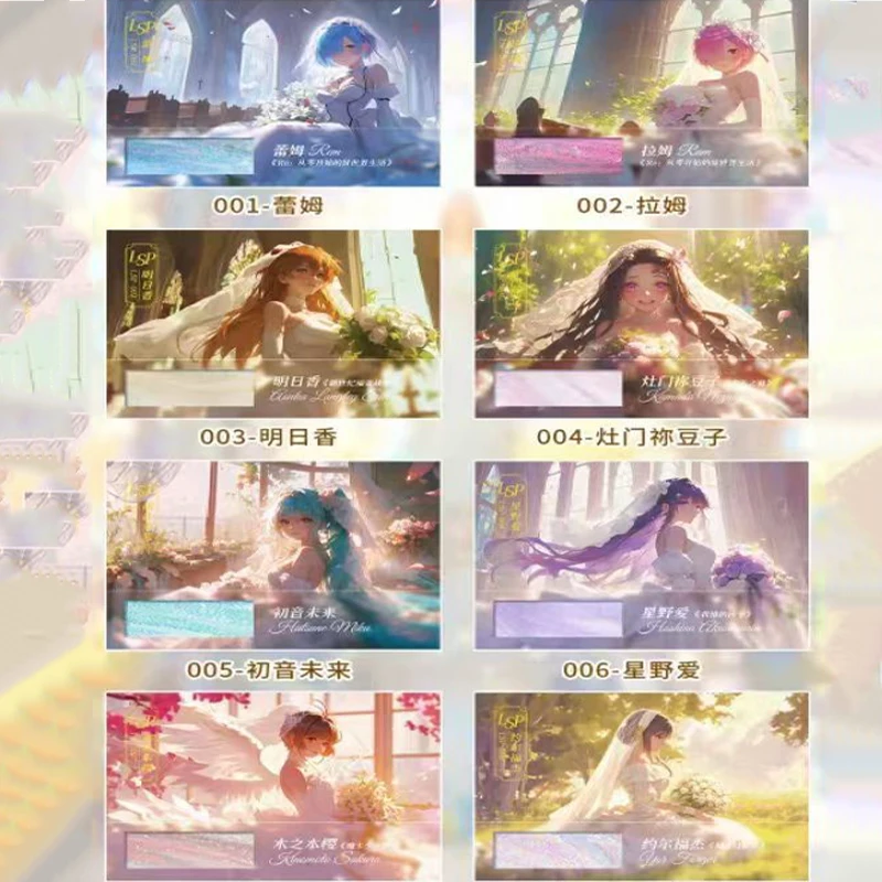 Goddess Story Collection Cards Ika A6 Sakura Dance Second Part EP Glitter Painted Card Booster Box Zabawki i hobby Prezent świąteczny