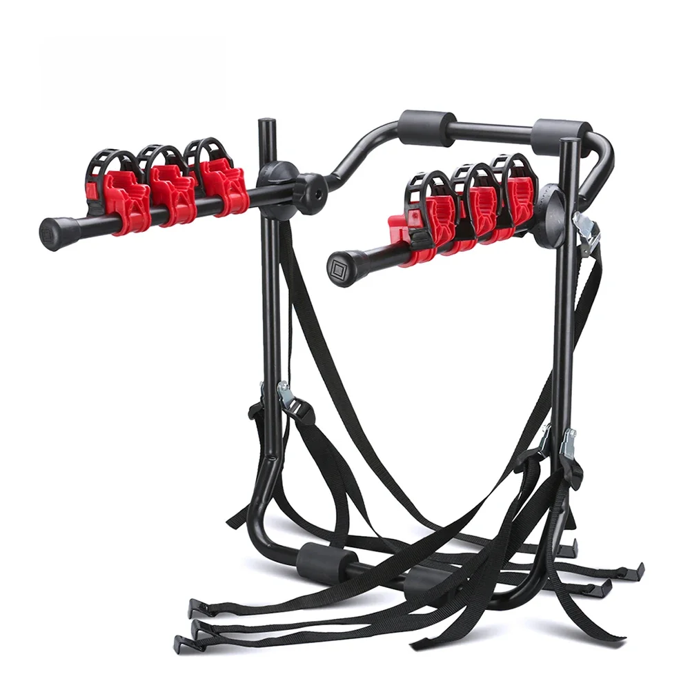 AliExpress 3-Bicycle Sturdy Arm Trunk Mount Bike Carrier Rack Hatchback Rear Holder for AUTO SUV & Car
