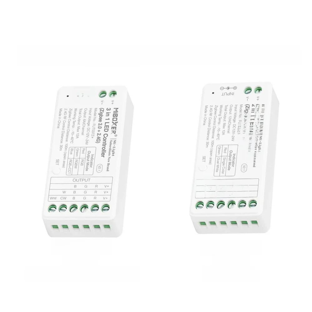 DC12-24V 2,4G RF Led Streifen Controller FUT035Z + 2in1/FUT037Z + 3in1 + zigbee 3,0 Für Einzelne Farbe Dual Weiß RGB RGBW RGB + CCT LED Lampe