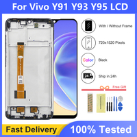 6.22'' For VIVO Y91 Y93 Y95 LCD Display Touch Screen 1816, 1817, 1820, 1811 Digitizer Assembly With Frame Replacement