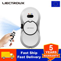 Robot Window Cleaner Liectroux HCR-10,Water Spraying,Ultrathin Window Cleaning Robot Vacuum,Electric Glass Wiper,Floor Mop Robot